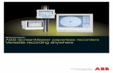 ABB Control Technologies ABB ScreenMaster paperless recorders Versatile recording …howoninc2.skyd.co.kr/images/Recorder.pdf · 2016-02-25 · ABB ScreenMaster paperless recorders