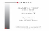 SAMPLE TEST 2003-2005 - ode.state.or.us · sample test as a practice activity to prepare for the ... sheet for students to mark is provided at the end of ... C. IV D. V 15 The numeral