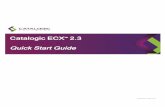 Quick Start Guide - Catalogic Software · Quick Start Guide ... l IBM FlashCopy Manager systems running IBM Tivoli® Storage FlashCopy® Manager version 4.1.3 and later ...