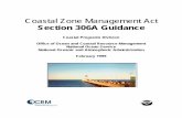 Coastal Zone Management Act Section 306A Guidance · Section 306A Guidance Coastal Programs Division Office of Ocean and Coastal Resource Management ... Nonpoint Pollution Control