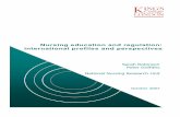 Nursing education and regulation: international profiles ...eprints.soton.ac.uk/348772/1/NurseEduProfiles.pdf · Nursing education and regulation: international profiles and perspectives.