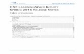 Spring 2016 Release Notes CAE ... - LearningSpace Helphelp.caelearningspace.com/release-notes/2016_Spring_Release_Notes... · Spring 2016 Release Notes 3 Activities A major change
