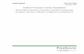 [MI 020-602] Foxboro® Pressure S Series Transmitters ... 020-602... · Instruction MI 020-602 January 2015 Foxboro® Pressure S Series Transmitters IDP10S Differential Pressure Transmitter