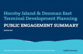 Public Engagment Summary, Hornby & Denman East … · 2 Hornby Island & Denman East Terminal Development Planning Public Engagement Summary Terminal Development Plans will enable