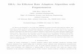 ERA: An Efﬁcient Rate Adaption Algorithm with Fragmentation · ... An Efﬁcient Rate Adaption Algorithm with ... rate adaptation proposed for IEEE 802.11 based ... as a rate adaptation