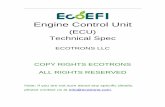 Engine Control Unit - Ecotrons Engine Control Unit... · 3 IACC Idle speed motor drive C output 0~16V 4 VCC 5v power supply output output 5V . Engine Control Unit(EC4T2CTHIGIA) technical
