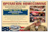 Saturday, April 14, 2018 - honorflightsouthflorida.org · OPERATION HOMECOMING PARADE FORT LAUDERDALE INTERNATIONAL AIRPORT Based on the GREAT turnout last flight, we suggest getting