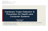 Hardware Trojan Detection & Prevention for Health-care ... ECE Day.pdf · Hardware Trojan Detection & Prevention for Health-care ... Design Selection Implementation, ... VHDL Pass