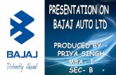 Bajaj Auto Limited is an Indian motorised vehicle- Bajaj ... · •Bajaj XCD 125 sprint DISCONTINUED MODELS ... •Bajaj Super •Bajaj Saffire •Bajaj Kawasaki •Bajaj Caliber