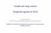 Small cell lung cancer Targeted agents in SCLConcologypro.esmo.org/content/download/103810/1829136/... · Small cell lung cancer Targeted agents in SCLC ... *Stratification definition