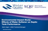 Environmental Impact Study: Effects of Water Softener on ...€¦ · Environmental Impact Study: Effects of Water Softener on Septic Tank Performance ... Dick Otis Eric CaseyAuthors: