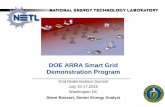 DOE ARRA Smart Grid Demonstration Program Library/Research/Energy Efficiency... · DOE ARRA Smart Grid Demonstration Program Grid Modernization Summit July 15-17,2015 Washington DC
