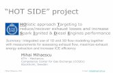 “HOT SIDE” project - Välkommen till KTH/2_CCGEx_HOTSIDE.pdf · “HOT SIDE” project. CCGEx ... Chris Ford, Postdoc, CICERO Exp. Fluid Mechanics ... (VEP-HP engine; different