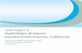 Region IX Analyses Contra Costa County, California · Hydrologic Analyses Contra Costa County, California ... MIP, see Appendix C. http ... number and unit hydrograph method but Contra