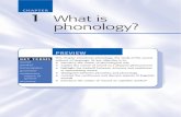 CHAPTER 1 What is phonology? - 01, 2016  CHAPTER What is phonology? 1 This chapter introduces phonology,