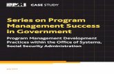 Series on Program Management Success in Government … · 2016-05-20 · Series on Program Management Success in Government: Program Management Development Practices July 2014 2 2014