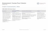 Assessment: Course Four Column - Compton College · Compton: Course SLOs (Div 2) - Music SPRING 2015 Assessment: Course Four Column COM: MUSI 120:Voice Class I Course SLO Assessment