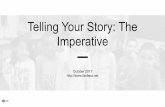Telling Your Story: The Imperative - FASFEPA Silverstein. Where the Sidewalk Ends (1974). 21 A performance management framework that supports return-on-investment budgeting and strategic