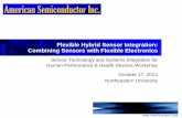 NBMC Workshop: Flexible Hybrid Sensor Integration ... · Flexible Hybrid Sensor Integration: Combining Sensors with Flexible Electronics ... 8-bit RISC CPU . 8KB SRAM, 2KB ROM . ...