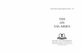 TDS ON SALARIES - West Bengal Audit and Accounts … · TDS ON SALARIES INCOME TAX ... The provisions of the Income Tax Act relating to Tax Deduction at Source from Salaries are of