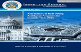 Assessment of DoD Voting Assistance Programs for Calendar ... · Assessment of DoD Voting Assistance Programs for ... Voting Assistance Programs for Calendar Year 2012,” April 29,