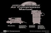 Air Compressor Manual · Air Compressor Manual Models: 824254PGT ... 5 Typical Compressor Installation Glossary ... staying alert and knowing how your compressor works.