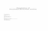 Simulation of fractional Brownian motion - Columbia ad3217/fbm/thesis.pdf · PDF fileSimulation of fractional Brownian motion Ton Dieker ton@cwi.nl CWI P.O. Box 94079 1090 GB Amsterdam