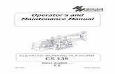 Operator’s and Maintenance Manual - Hartley Hire · Operator’s and maintenance manual CS135 CS135 Code No. 41518GB 6 1 INTRODUCTION 1.1 Use and Maintenance Manual IMPORTANT! Before