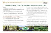 Developing a Wildlife Habitat Management Plan 4-H … 4-H-991-W Developing a Wildlife Habitat Management Plan Authors Natalie Carroll, Professor, Youth Development and Agricultural