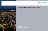 Surge Protection 2016 - sydist.com · Surge Current vs. Fault Current Load MOV/SPD Surge Current ... IEEE C62.41.2 - 2002 “Expected voltages and current surges ...