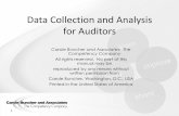 Data Collection and Analysis for Auditors - Chapters Site Archive... · Data Collection and Analysis for Auditors ... please rank the following benefits in your ... •Influenced