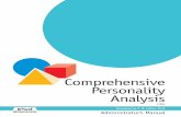 Comprehensive Personality Analysis - HRdirectmytests.hrdirect.com/main/pdfs/manuals/CPAManual.pdf · 0159 USA Comprehensive Personality Analysis 1 G.Neil Assessment Products: An Investment