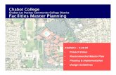 Chabot-Las Positas Community College District Facilities ... · Chabot-Las Positas Community College District Facilities Master Planning ... Develop Design Guidelines ... Cafeteria