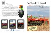 PRESENTACIÓN YOUR FARMING EQUIPMENT Vomer ha … incluso con gran cantidad de residuos en la superﬁcie. ... Manual ( 8 / 6 tomas de ... rodillo Compactador de Gran diámetro.