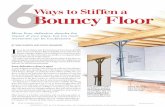 Fine Homebuilding: 6 Ways To Stiffen A Bouncy Floor · This solution works best in crawl-spaces where you aren’t too con-cerned about limiting headroom or cluttering the space with