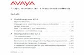 Avaya Wireless AP-3 Benutzerhandbuch Inhalt€¦ · Informationen über die durch SNMP verfügbaren Parameter ... Bestimmte AP-3-Geräte sind mit einem „Active Ethernet“-Modul