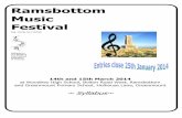 Ramsbottom Music Festival and Form combined.pdf · Mrs J Smale Pauline Taylor and ... Welcome to our syllabus for the 22nd Ramsbottom Music Festival which will ... or friend on guitar,