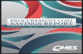 Procurement Cost Saving Report FY2016 - Oklahoma Cost Saving Report FY2016 Fiscal Year 2016 procurement cost saving report of the State of Oklahoma, Office of Management and …