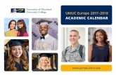ACADEMIC CALENDAR - UMUC Europe · ACADEMIC CALENDAR  ... • Plan now for Spring 2018 on-site and online classes starting in March. ... 5 6 7 8 9 10 11 12 13 14 15 16 ...