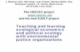 Teaching and learning ecological economics and political ...icta.uab.cat/99_recursos/1286278083477.pdf · and political ecology ... justice organizations. From activism to science
