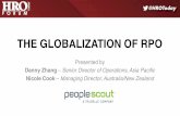 THE GLOBALIZATION OF RPO - PeopleScout€¦ · the globalization of rpo ... remaining competitive in the global market applicant tracking systems value add ... an applicant tracking