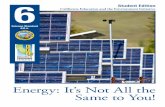 Energy: It’s Not All the Same to You! - CalRecycle Home Page · Energy: It’s Not All the Same to You! ... Initiative Curriculum is a cooperative endeavor of the following ...