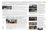 Stockbridge Community News Sweet Community Calendar Mary Krummrey Graphics Design Debbie Nogle ... · SAEF, Charlotte and Robert Camp Memorial Endowment Fund*