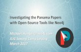 Investigating the Panama Papers Connections with Neo4jthe*Panama*Papers with*Open2Source*Tools*like*Neo4j Michael.Hunger@neo4j.com JUG6Saxony6Camp6Leipzig March62017