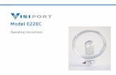 Model E220C - Visiport Spin Window Systems · with Removal Tool Terminal Box C. EO ... These are VHB 4941, an acrylic adhesive carrier tape manufactured by 3M, and LOCTITE 5699, ...