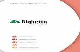 FIRE FIGHTING SYSTEMS CATALOGUE - Righetto Serbatoi · FIRE FIGHTING SYSTEMS CATALOGUE. ... In compliance with UNI EN 12845/15, UNI 11292, UNI 10779 Most of the fire fighting systems