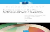 Synthesis report on the ‘Pilot projects to carry out ESF ...publications.jrc.ec.europa.eu/repository/bitstream/JRC98700/lbna... · Sylke V. Schnepf 2015 EUR 27622. 2 This ... Synthesis