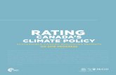Rating Canada Climate Change-2016-EN-FINAL · climate change. UNESCO Chair for ... RATING CANADA'S CLIMATE POLICY: ... Canadian academic community for feedback and open discussions,