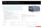 Primary switch mode power supply CP-T 24/10 - ABB Group · Primary switch mode power supply The CP-T range of three-phase power supply units is the youngest member of ABB’s power