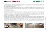 Warehouse Concrete Slab and Joint Repair - sealboss.com FLOOR SLABLIFT JOINT... · Warehouse Concrete Slab and Joint Repair. ... The 6x6m slabs were vertically unstable on most of